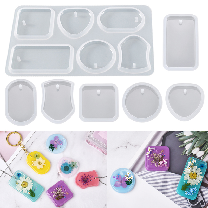 Silicone Epoxy Resin Molds Set - Juego de moldes de silicona para