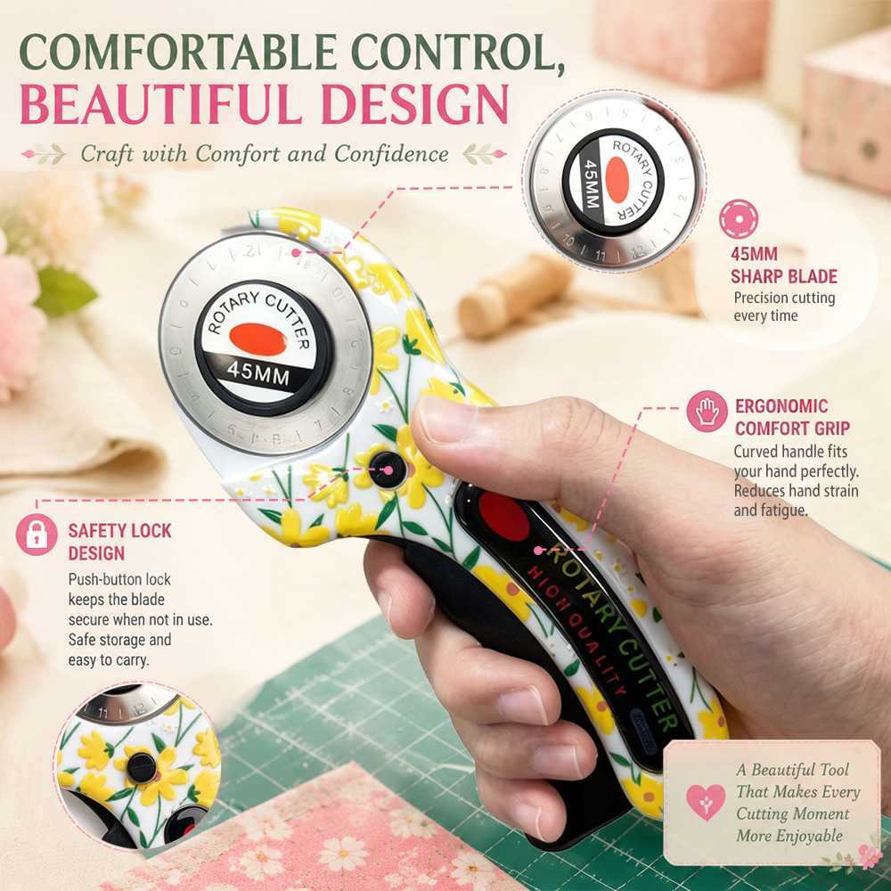 Cortador Rotatorio de 45 mm pa - Rotary Cutter For Fabric 45Mm reseña y precio