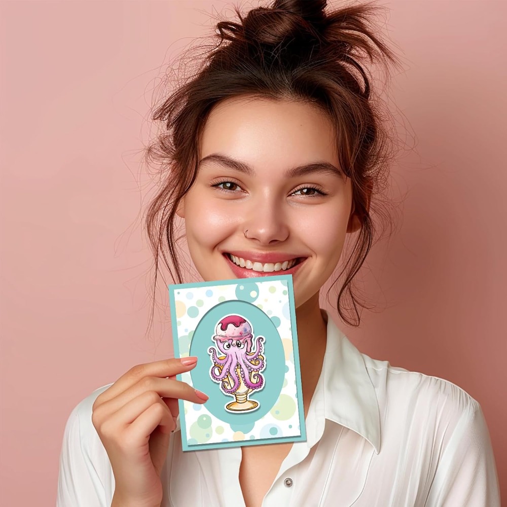 Sellos transparentes de animal - Clear Silicone Stamps For Card Making reseña y precio