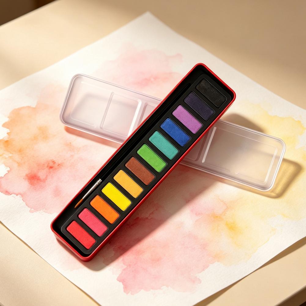 Set de Pintura de Acuarela Por - Watercolor Paint Set Solid Pigment reseña y precio