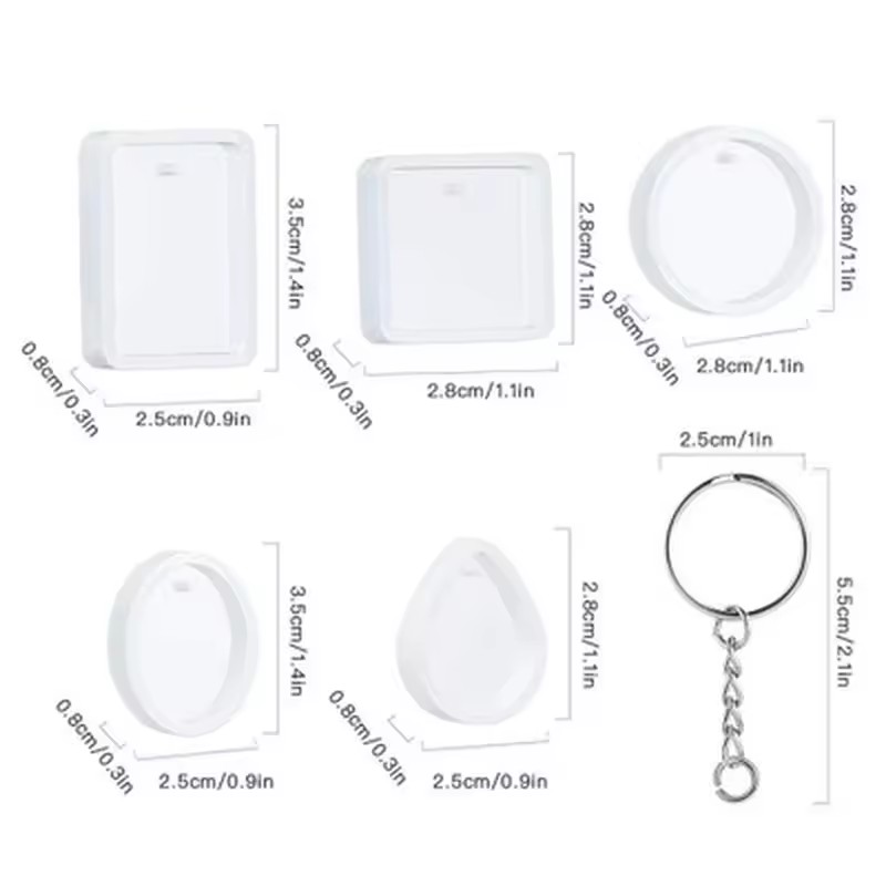 Kit de 20 piezas para crear ll - Silicone Epoxy Resin Molds Set reseña y precio