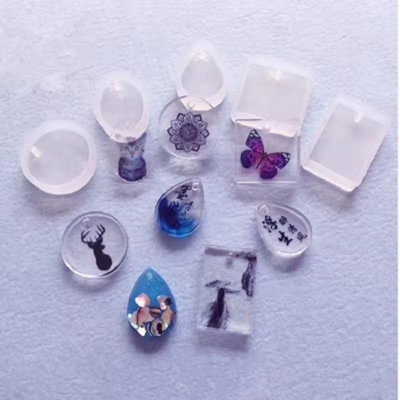 Kit de 20 piezas para crear ll - Silicone Epoxy Resin Molds Set reseña y precio